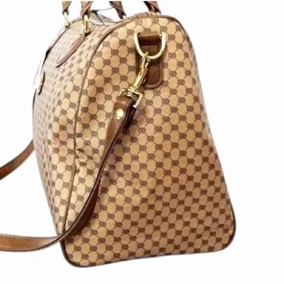 Rockland Signature Print Travel Satchel NWT – Structured Weekender - Picture 9 of 9